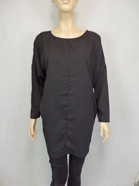 Kvalitný čierny top, s