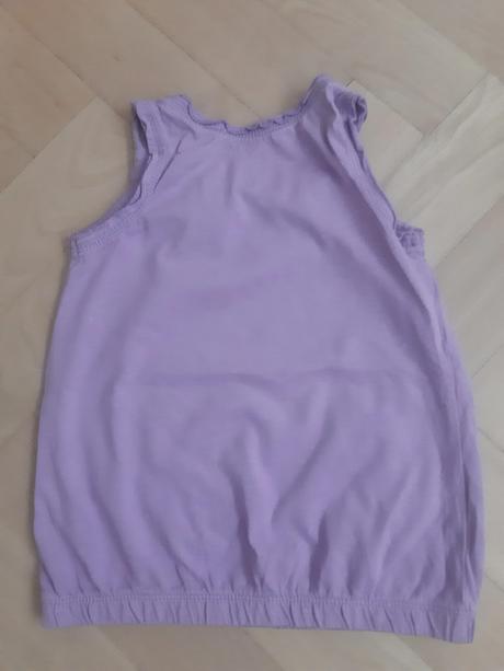 Detské dievčenské tričká bez rukáva, 98