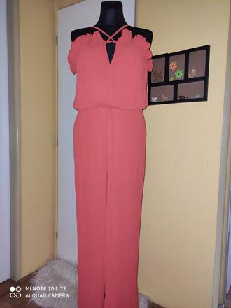 Nohavicový overal, l