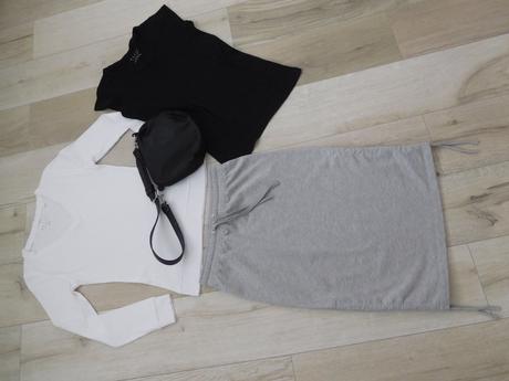 Bavlnená-sukňa tričká + kabelka,, s