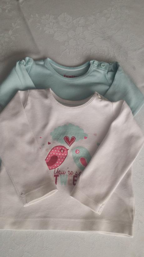 2ks tričká s dlhým rukávom veľ.62/68, lupilu,68