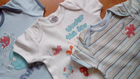 Bodynká s krátkym rukávom (3ks) - sea, cherokee,62