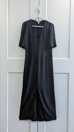 Letné čierne šaty h&m, h&m,s