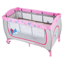 Cestovná postieľka ružová, šírka (cm): 60,dĺžka (cm): 120