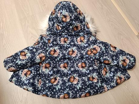 Zimná bunda s elzou, h&m,98