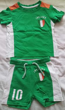 Fotbalová súprava irsko, primark,80