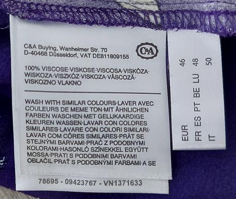 Fialové letné šaty, yessica,46