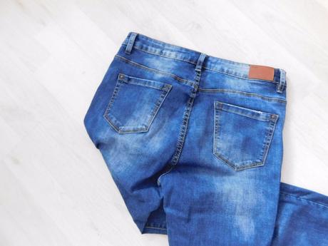 Elastické rifle s/m, denim,s