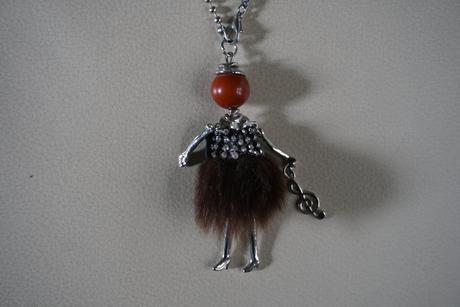 Retiazka s príveskom, dievcatko,