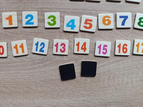 Magnetické čísla, písmená, 