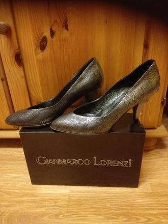 Kožené lodičky gianmarco lorenzi, veľ. 38 1/2, 38