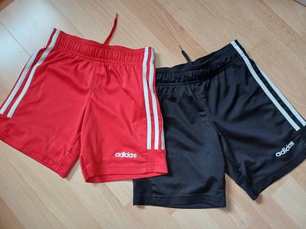 2x športove kraťase, adidas,128