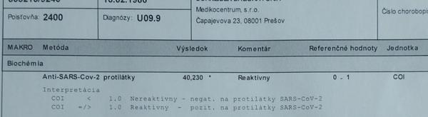 Čo znamená výška týchto protilátok?