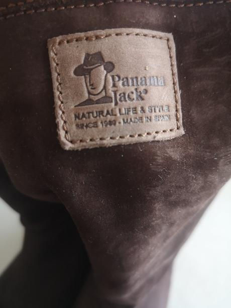 Zateplené kožené čižmy panama jack, 38