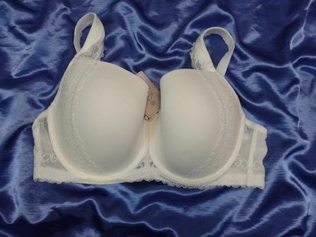 Luxusná biela podprsenka, 100d