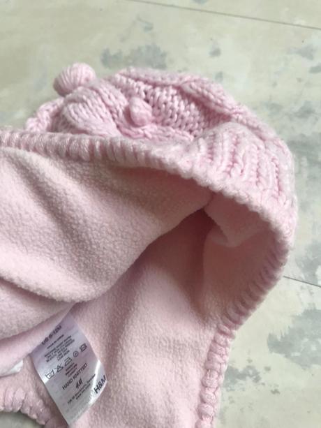Teplá čiapka podšitá flisom 74/80, h&m,74