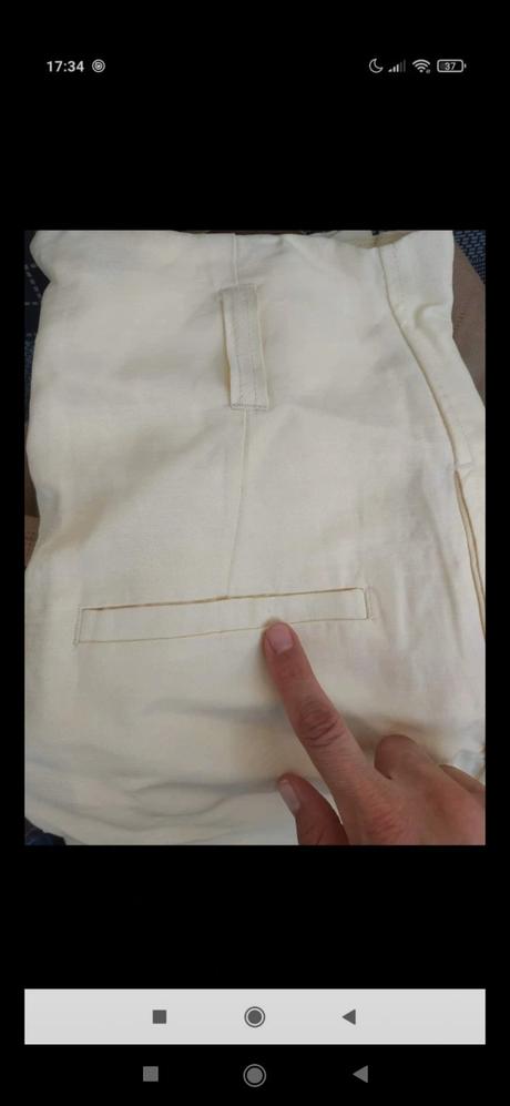 Ľanové nohavice, gina,s