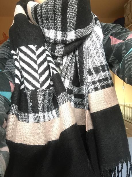 Veľký dámsky šál so strapcami h&m, h&m,xxl