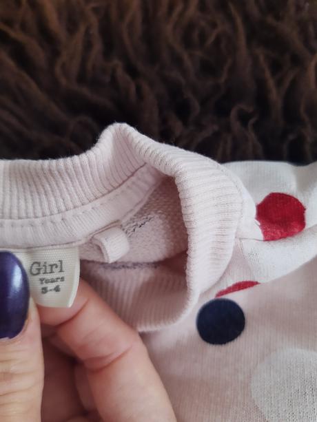 Detská kvietkovaná mikina 98/104, ovs,98