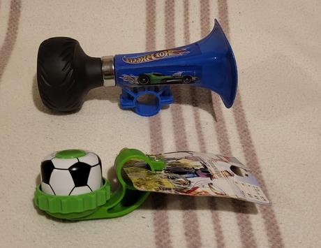 Detský zvonček a trubka na bicykel, 