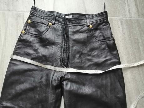 Luxusné kožené nohavice apart, v36-38, 36