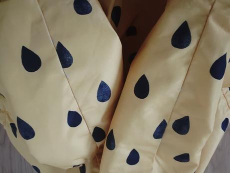 Lindex bunda 98 kvapky / dážď, lindex,98