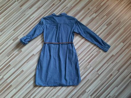 Modré šaty 9-10, h&m,140