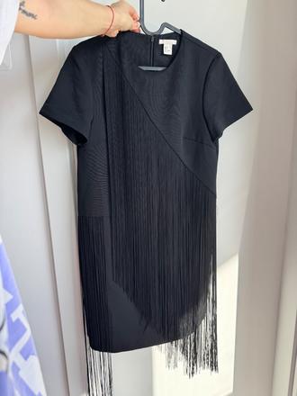 H&m saty cierne, h&m,xs