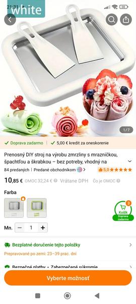 Funguje tácka na výrobu zmrzliny?