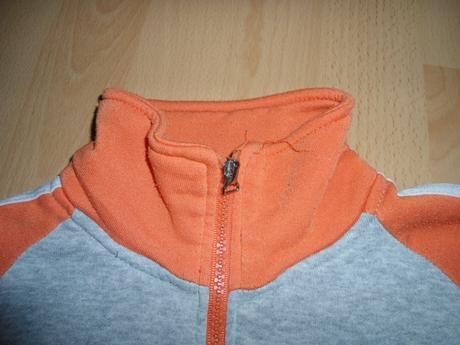 Oranzovo-siva mikina, 140