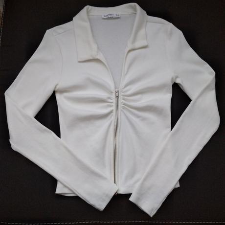 Tričko na zips., stradivarius,xs