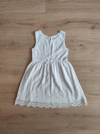 Čipkované šaty, h&m,122