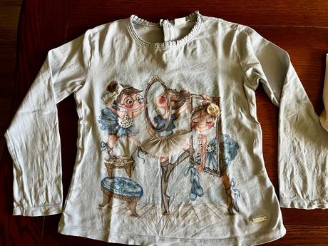 Tričká mayoral s dievčatami - dvojset, mayoral,128