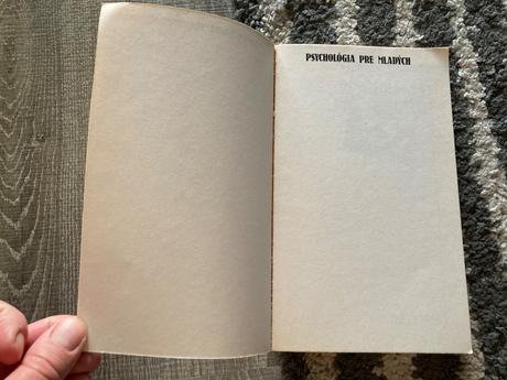 Psychológia pre mladých-prvé vyd.1983, 