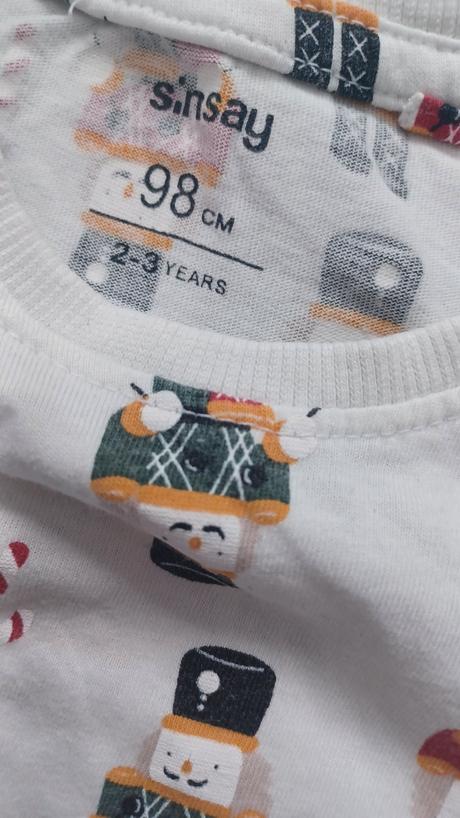 Pyžamko vianoce, sinsay,92