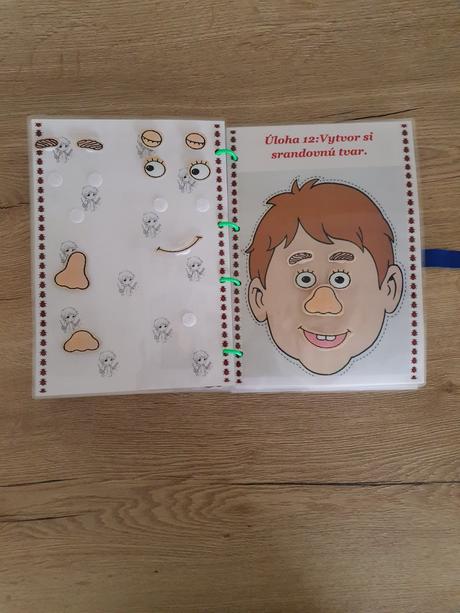 Pracovný zošit na suchy zips chlapček od 1,5 roka,