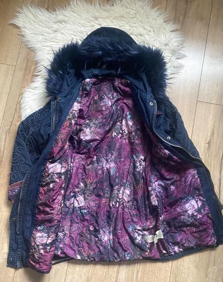 Desigual denim bunda/parka, desigual,m