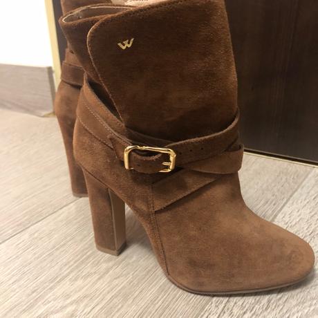 Hnedé členkové čižmy, wojas, wojas,37