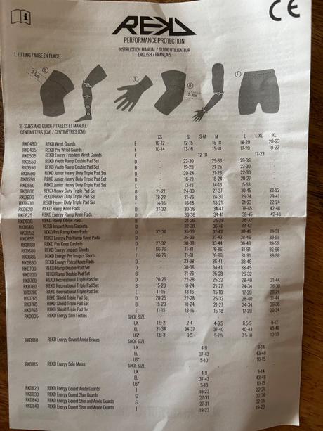 Kolenné chrániče rekd pro ramp m,