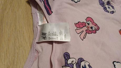 Pyžamo poníky h&m, h&m,110