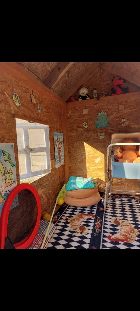 Detský drevený záhradný domček, 