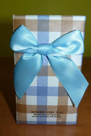 Darcek.krabicka modrohneda,