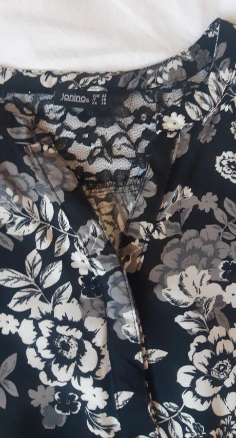 Čiernobiela blúzka, kik,44