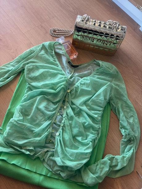 Zelený komplet zn.zara, zara,l