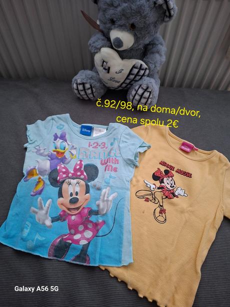Tričká č.92/98, disney,92