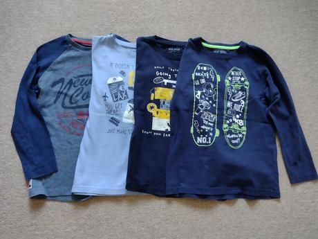 Tricko dl.rukav 4ks, vel.128, blue seven, 128