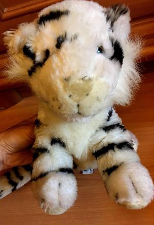 Plyšák biely tiger, 