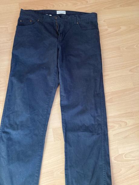 Pánske čierne rifle l, l