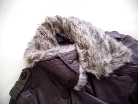 Trend kožená bunda 42, l