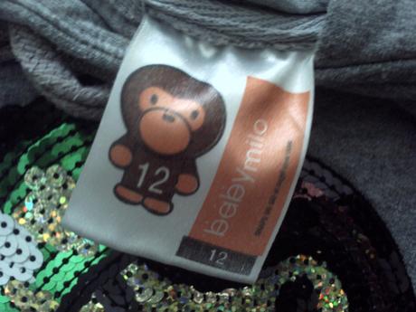 Mikina s flitrami, 128